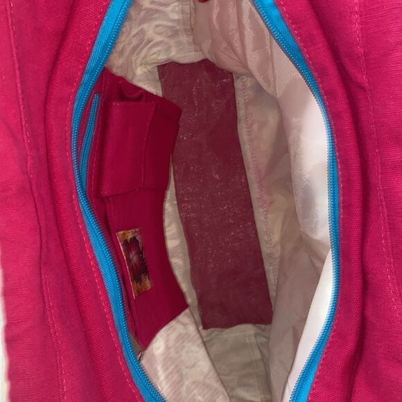 Sun N Sand Messina Large Cotton Tote Tropical Hibiscus Floral Design - Picture 17 of 17